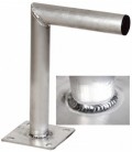HQ L Muurbeugel 25 cm Aluminium