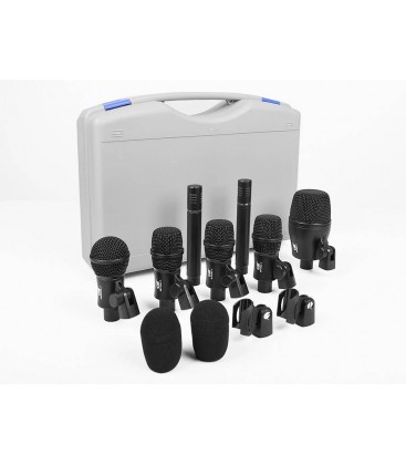 DRUMMICROFOONSET 7 MICROÂ’S GATT AUDIO DKIT-7