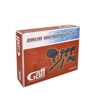 DRUMMICROFOONSET 7 MICROÂ’S GATT AUDIO DKIT-7