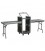 Roller Flightrack, 19" 16 HE Slanted 10 HE Top 2 Tables FD-F16U10T