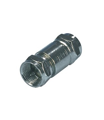 F-CONNECTOR KOPPELSTUK MALE MALE FC-019