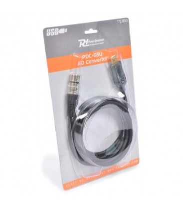 Micro/Instrument Converter XLR - USB-kabel PDC-03U