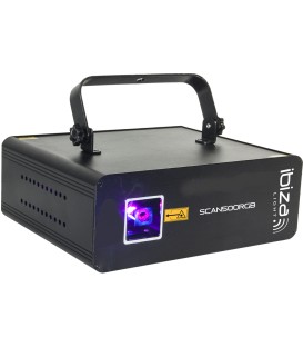 Animatie Laser IBIZA SCAN500RGB met DMX / IRC