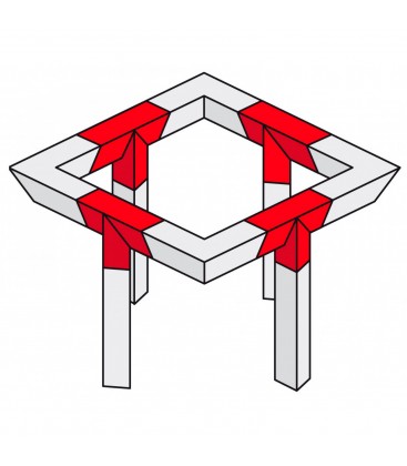 Trio Truss 290 Vert. T-piece