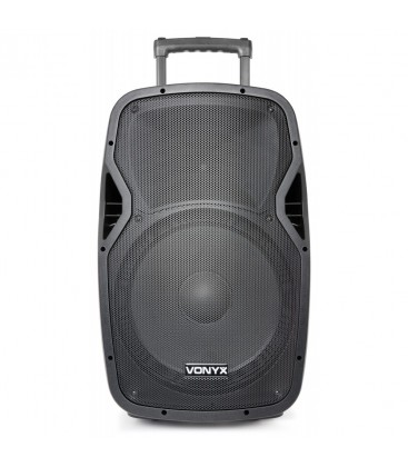 Mobiele Geluidsinstallatie 15" 1 Mic 1 Body Pack UHF AP1500PA MKII
