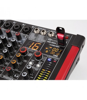 6-Kanalen Studio Mixer Power Dynamics PDM-M604
