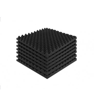 Flanders Studiofoam Sonopanel EGG 50x50x2cm zwart