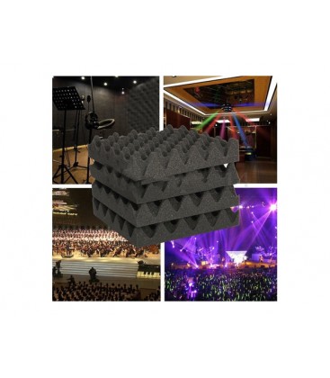 Flanders Studiofoam Sonopanel EGG 30x30x4cm zwart