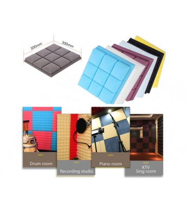 Flanders Studiofoam Sonopanel BLOCKS 30x30x5cm zwart