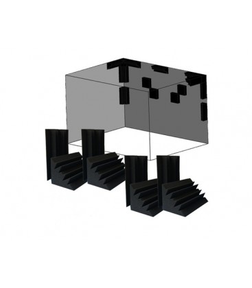 Flanders Studiofoam Sonopanel BASS TRAP CPT 12x12x24 zwart