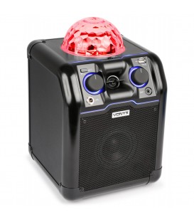 Party Luidspreker RGB LED Ball Zwart Vonyx SBS50B