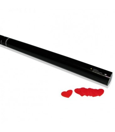 Confetti Canon 60cm Manueel Rode Hartjes ECO ProStage