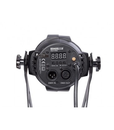 PAR38 30watt COB LED RGBW Robuuste aluminium behuizing HQLP10002 Zwart