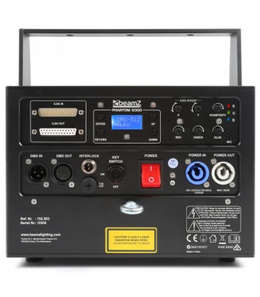 Phantom 5000 Pure Diode Laser RGB Analog beamZ Pro