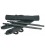 SET TOPHAT SPEAKERBUIZEN 2 X 0,7m - 1,5m, 35mm 50kg + DRAAGTAS