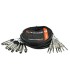 MULTIKABEL 8 XLR F -> 8 JACK MONO 4m KÃ”NIG ONSTAGE CMXFJ8-4