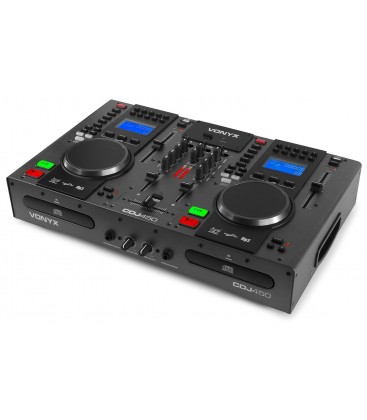 Vonyx CDJ450 Twin Top CD/MP3/USB Speler/Mixer met Bluetooth