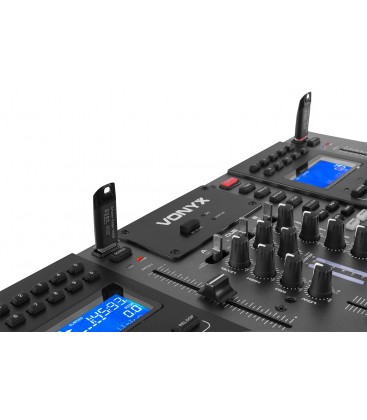 Vonyx CDJ450 Twin Top CD/MP3/USB Speler/Mixer met Bluetooth