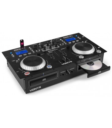 Vonyx CDJ500 Dubbele Speler met versterker CD/MP3/USB/Bluetooth