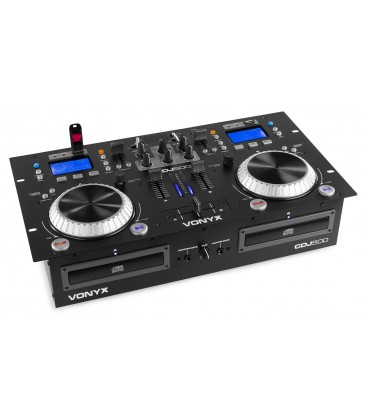 Vonyx CDJ500 Dubbele Speler met versterker CD/MP3/USB/Bluetooth