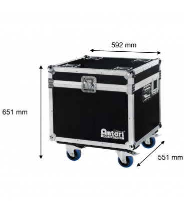 Professional DMX-controlled Snow machine in Flight-Case Antari S500