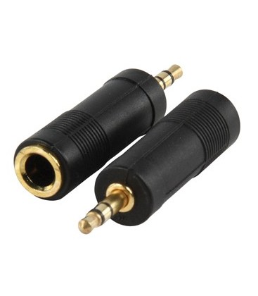 JACK F 6,35 -> JACK M 3,5 STEREO GOLD PLATED FLANDERS PRO AC-005