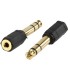 JACK F 3,5 -> JACK M 6,35 STEREO GOLD PLATED FLANDERS PRO AC-007