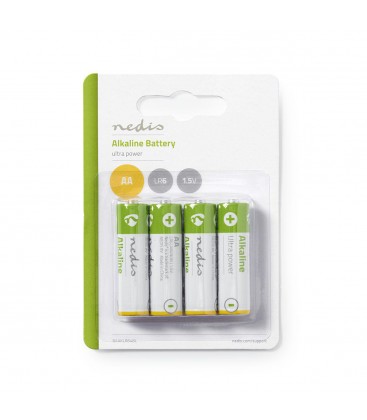 Alkaline Batterijen HQ LR06 "AA" per 4 stuks