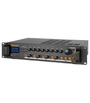 100V 4-zone versterker met MP3 & Bluetooth Power Dynamics PDV240MP3