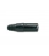 XLR PLUG MALE 3-polig BLACK/BLACK FD PRO XLR-3-MVBK